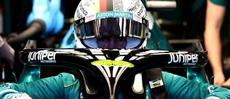 Sebastian gets ready for FP1