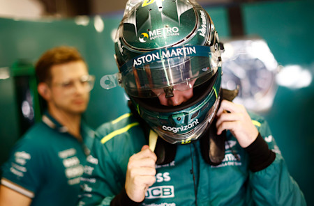 Lance prepares to climb into the AMR24