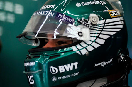 Lance sets his sights forward before the start of the Turkish Grand Prix