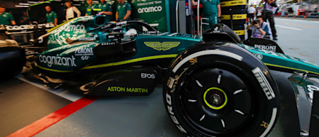 Sebastian headed out onto the track at the start of first Free Practice as daylight started to fade.