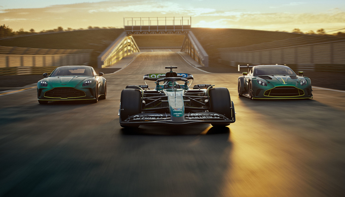 Trilogy three-car shot