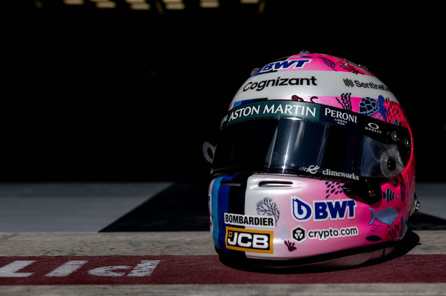 Sebastian's special edition helmet for the 2021 Turkish Grand Prix