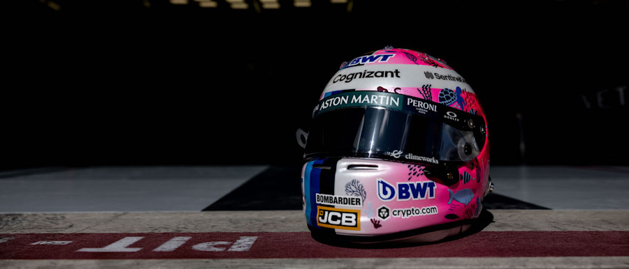 Sebastian's special edition helmet for the 2021 Turkish Grand Prix