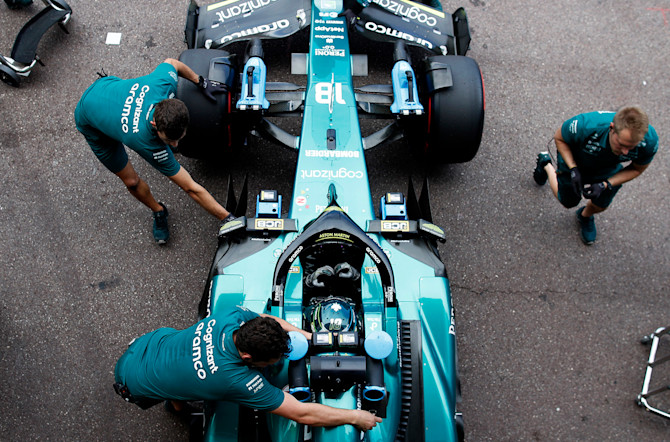 Lance's team worked tirelessly and efficiently to repair his car for qualifying after an incident in FP3