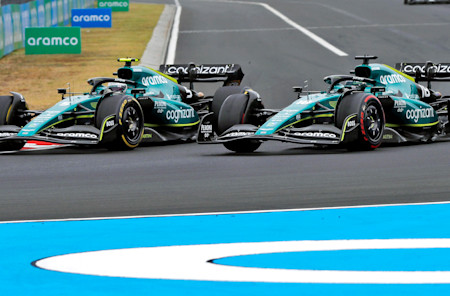 Lance was Sebastian's team-mate throughout his stint at AMF1 and the pair raced wheel-to-wheel on plenty of occasions.