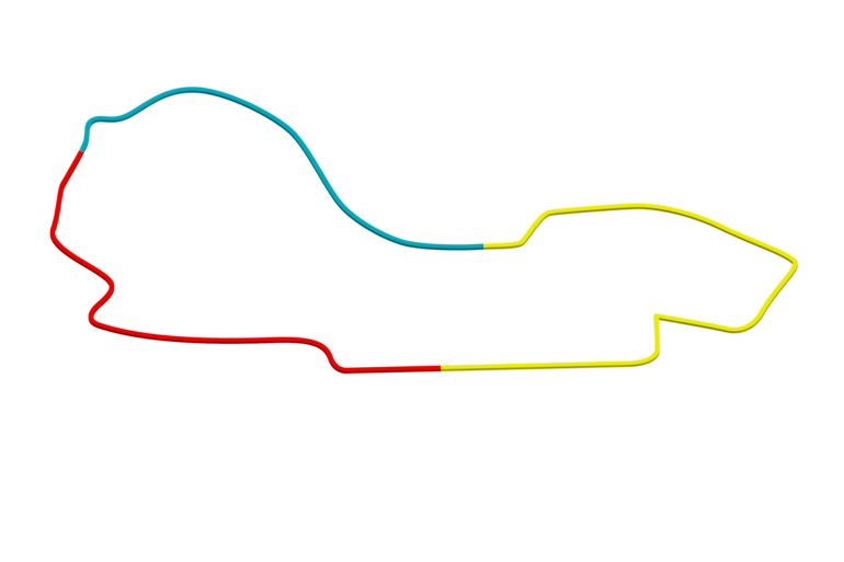 2023 Australian Grand Prix track map sectors