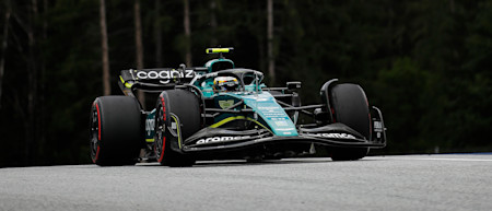 Sebastian put in 29 laps in FP1 - the only session before qualifying.