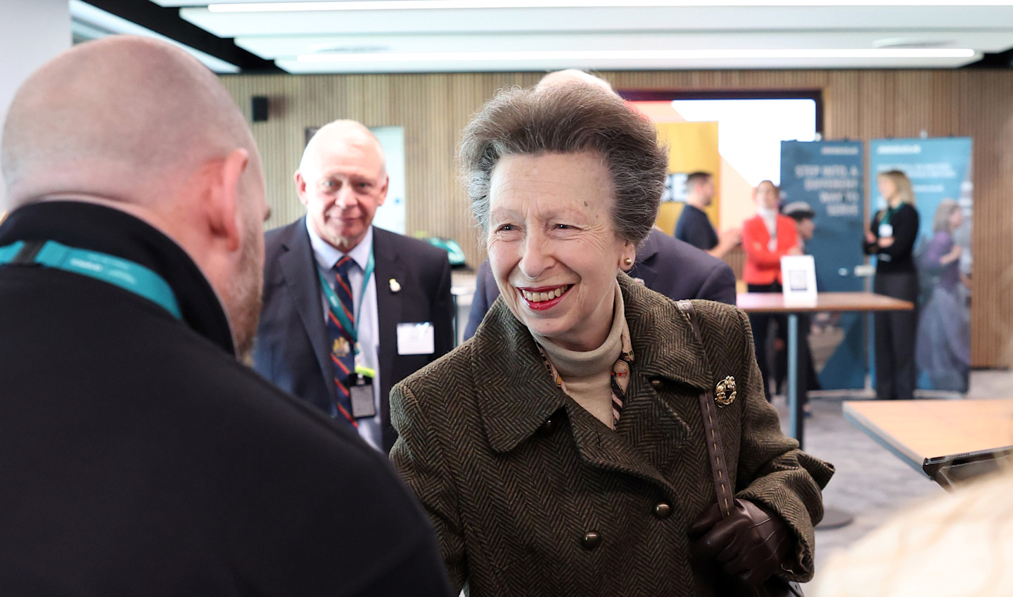 HRH Princess Anne visit header homepage