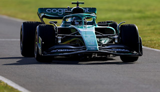 Lance Stroll in the AMR22