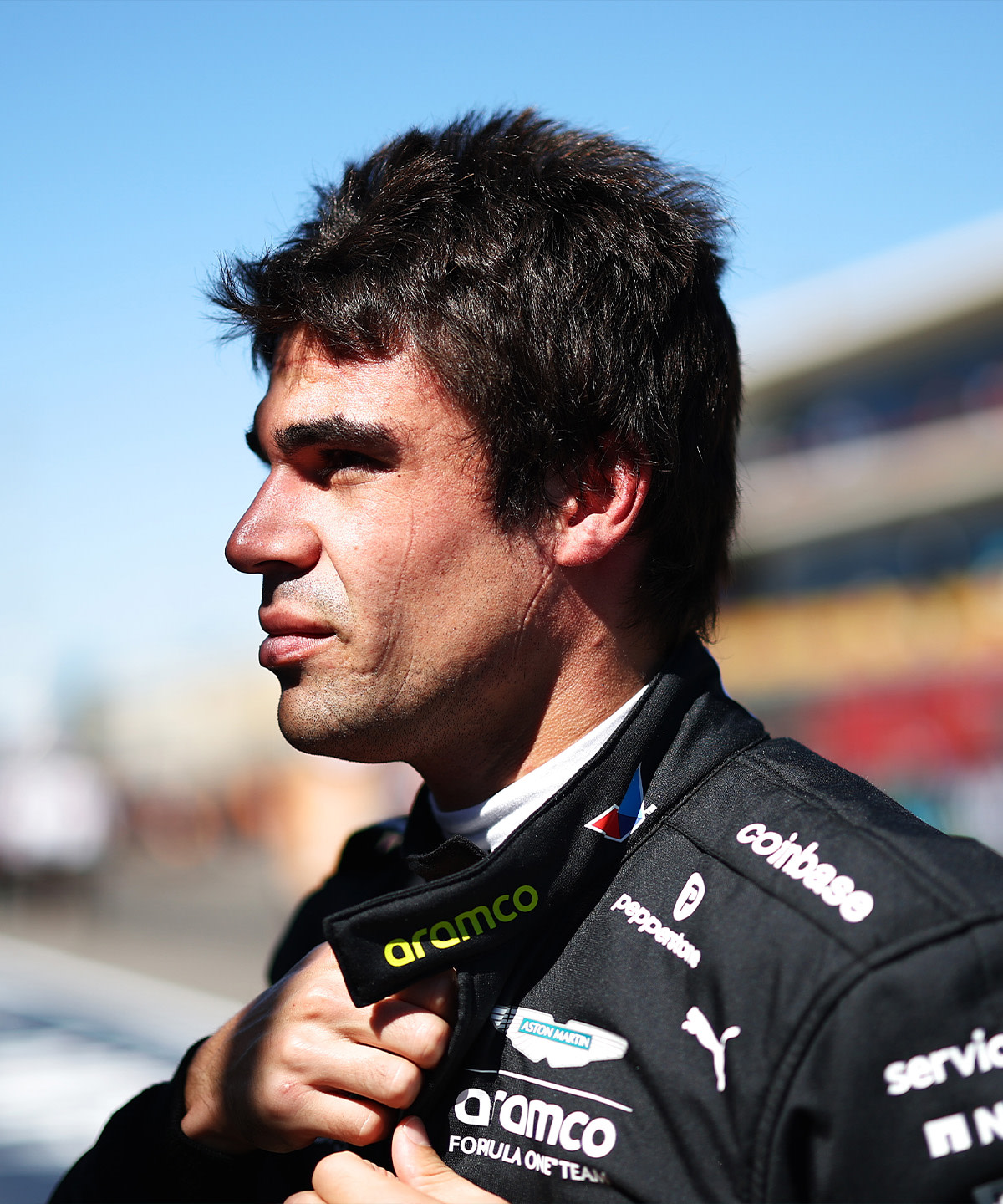 Lance US GP Sunday session