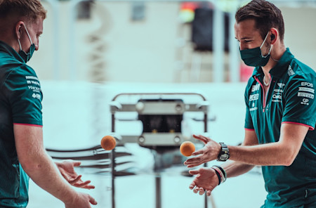 Mechanics test their reactions