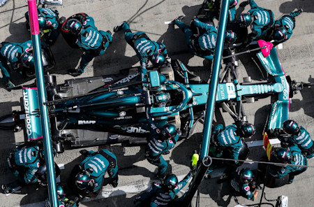 Lance's Styrian Grand Prix pitstop was completed in 2.2 seconds