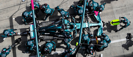 Lance's Styrian Grand Prix pitstop was completed in 2.2 seconds