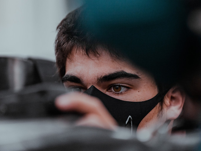 Lance back behind the wheel