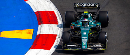 Sebastian got the team's weekend under way with a run on the Hard tyre in Free Practice One.