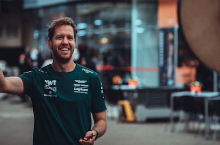 Seb takes on a different challenge in the Interlagos paddock, trying his hand at darts.