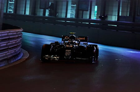 Sebastian prepares to exit the Tunnel in Monaco