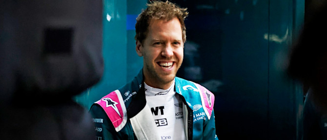 Sebastian's all smiles as he gets ready for the next session