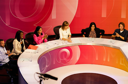 Sebastian appeared on BBC's Question Time on Thursday evening