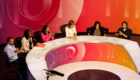 Sebastian appeared on BBC's Question Time on Thursday evening