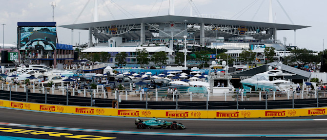 The Hard Rock Stadium and the new Marina created a unique atmosphere at the Miami International Autodrome