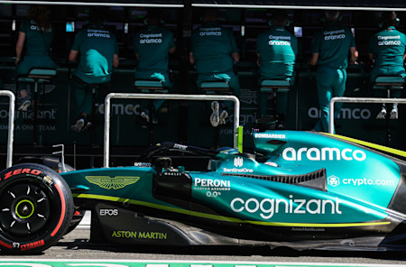 Lance heads out for qualifying, but had to retire in Q1