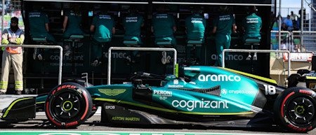 Lance heads out for qualifying, but had to retire in Q1