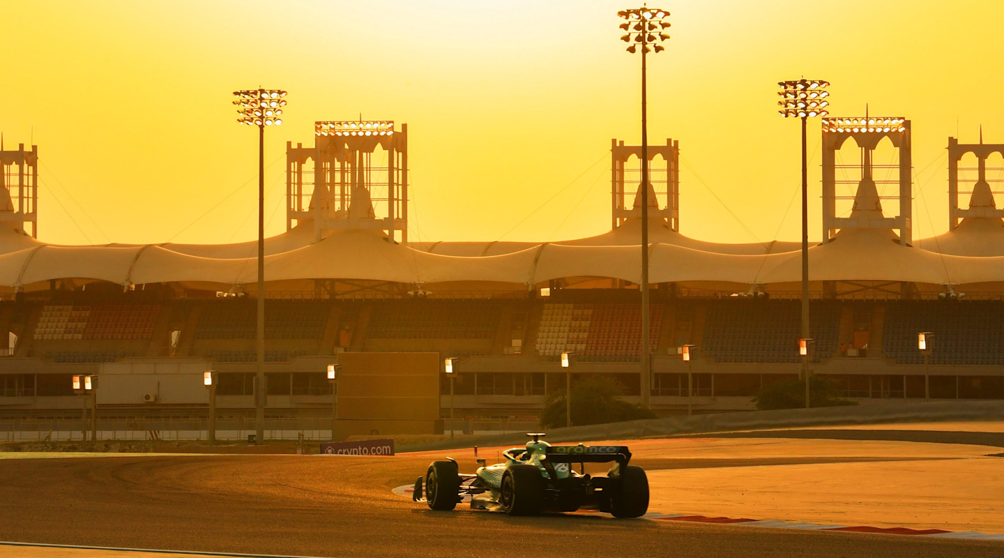 Lance Stroll, Bahrain testing