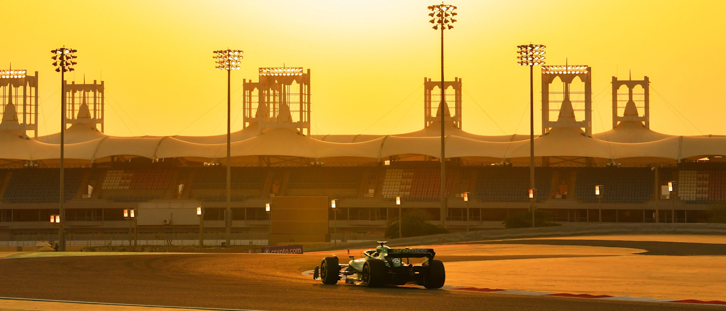 Lance Stroll, Bahrain testing