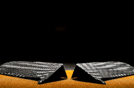 20-40145 - FW1000A A0 ELEMENT INSERT A. This is an insert that is used in the front wing assembly. Made of carbon fibre so it is strong and light, it sits within the front wing main plane. Given its location, it needs to withstand huge forces placed on it as the car travels at over 200mph.