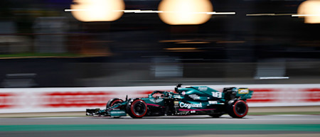 Lance at speed during qualifying in Qatar, he would eventually qualify in 12th position.
