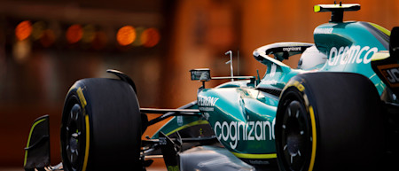 Sebastian prepares for the tricky Monaco tunnel in FP3