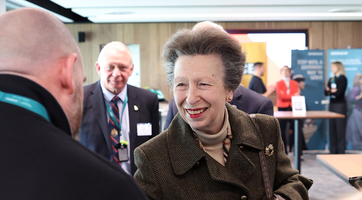 HRH Princess Anne visit header
