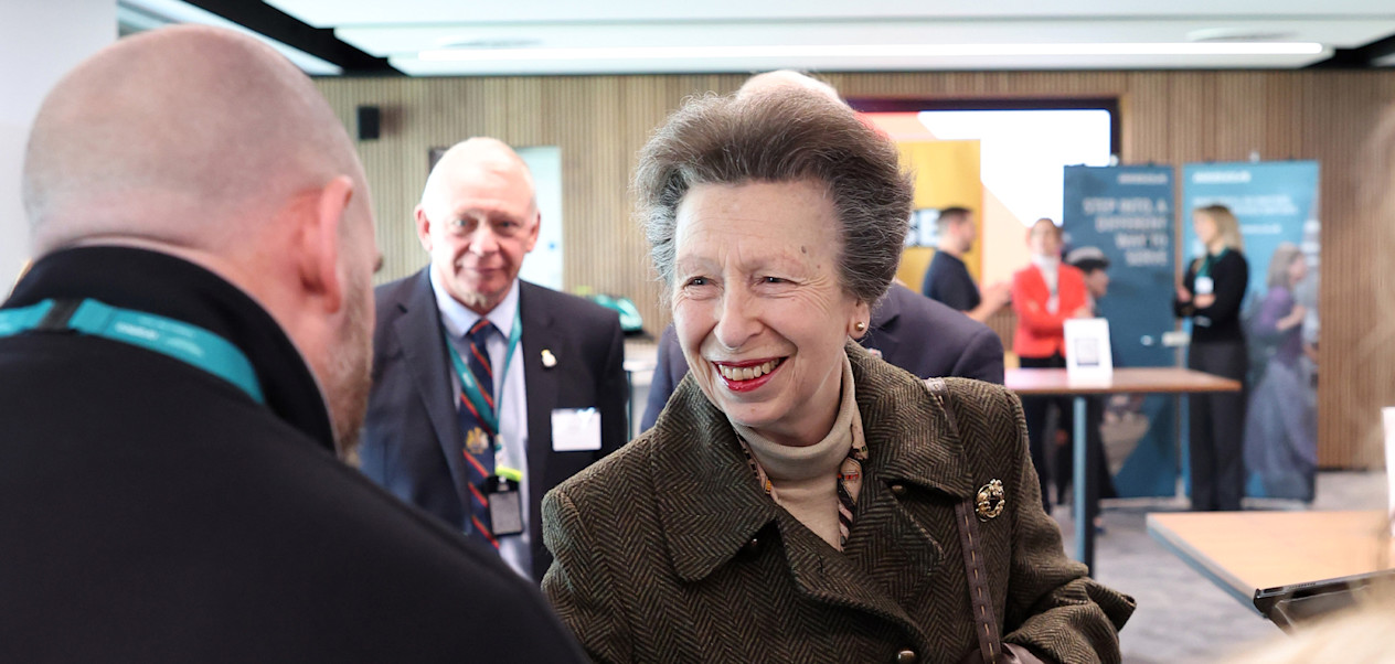 HRH Princess Anne visit header