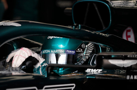 Lance gets ready to hit the track for FP2 on Friday in Qatar.