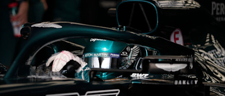 Lance gets ready to hit the track for FP2 on Friday in Qatar.