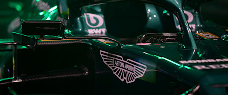 AMR21 launch also marked the debut of the new Aston Martin logo