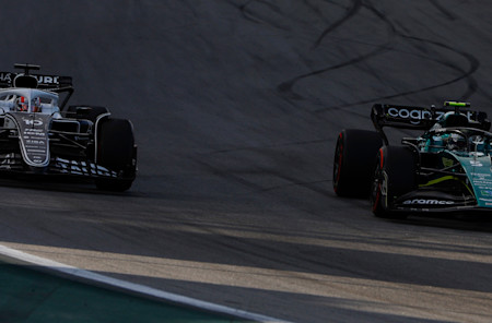 A late pass on Pierre Gasly elevated Sebastian into ninth position.