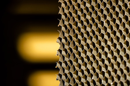 SYNCORE: This is a laminating raw material used in multiple composite assemblies. It's used in multiple places where a shape allows for a lightweight core to be inserted inside the structure and can be used to add stiffness to the structural properties of a composite assembly.