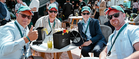 Enjoying the event