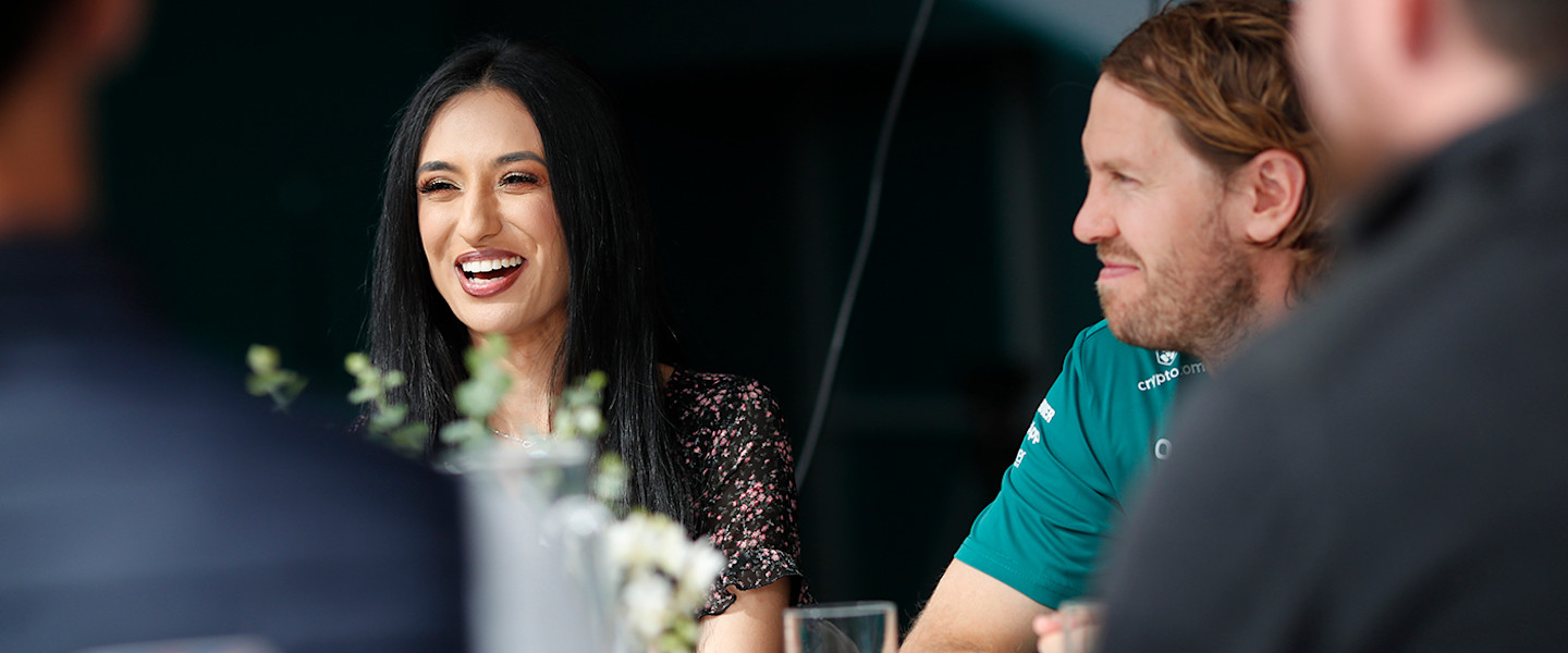 F1 fan and TikTok content creator Jamna Wanza