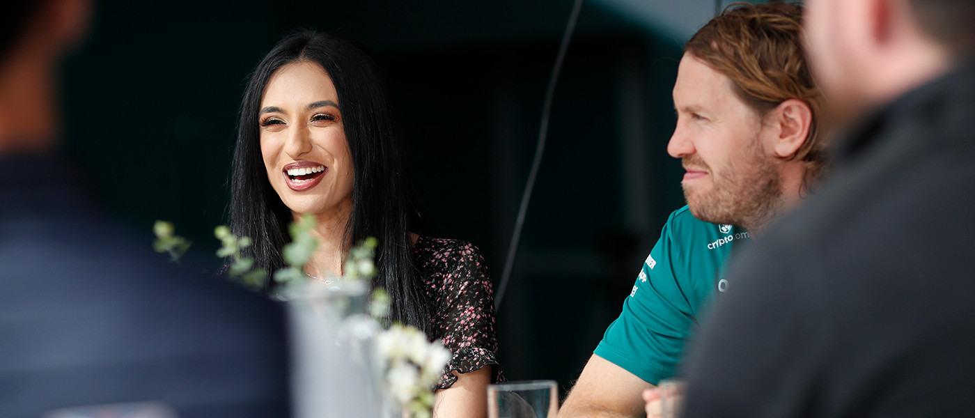 F1 fan and TikTok content creator Jamna Wanza