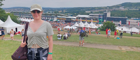 Réka at the Hungarian Grand Prix 