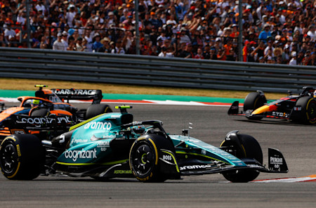 Sebastian fought hard throughout the race, and finished in eighth at the chequered flag.
