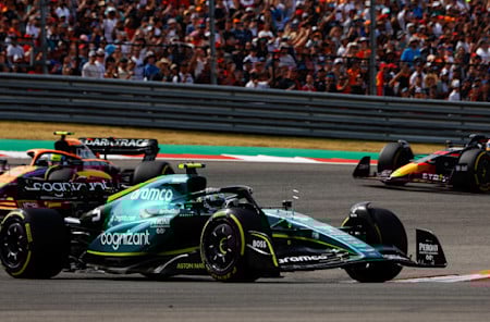 Sebastian fought hard throughout the race, and finished in eighth at the chequered flag.