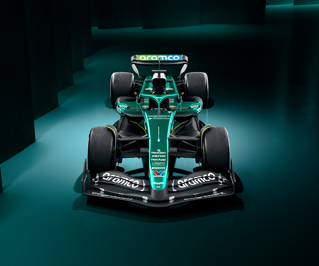 AMR24 with 2025 livery about us