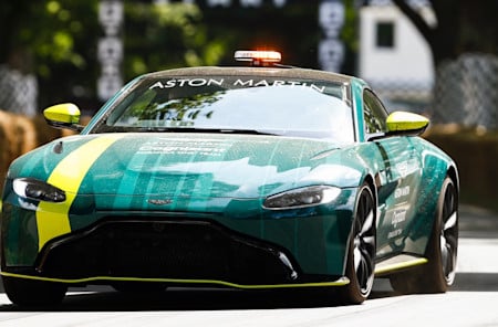 Aston Martin celebrates its history in motorsport ahead of a home Grand Prix