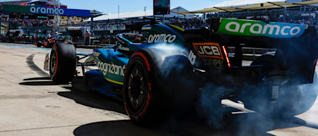 Lance got plenty of heat into his tyres and put in an awesome lap to make it into Q3.