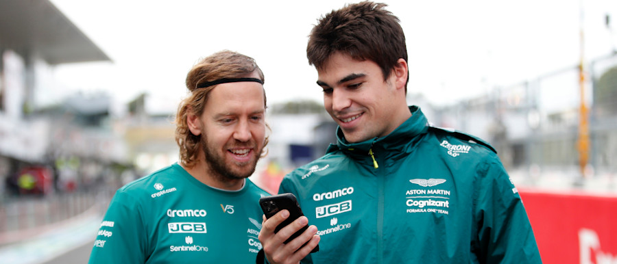 Sebastian and Lance were more than ready to get on the track at their favourite circuit - Suzuka.