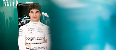 Lance prepares for qualifying in the wet after a very productive FP3